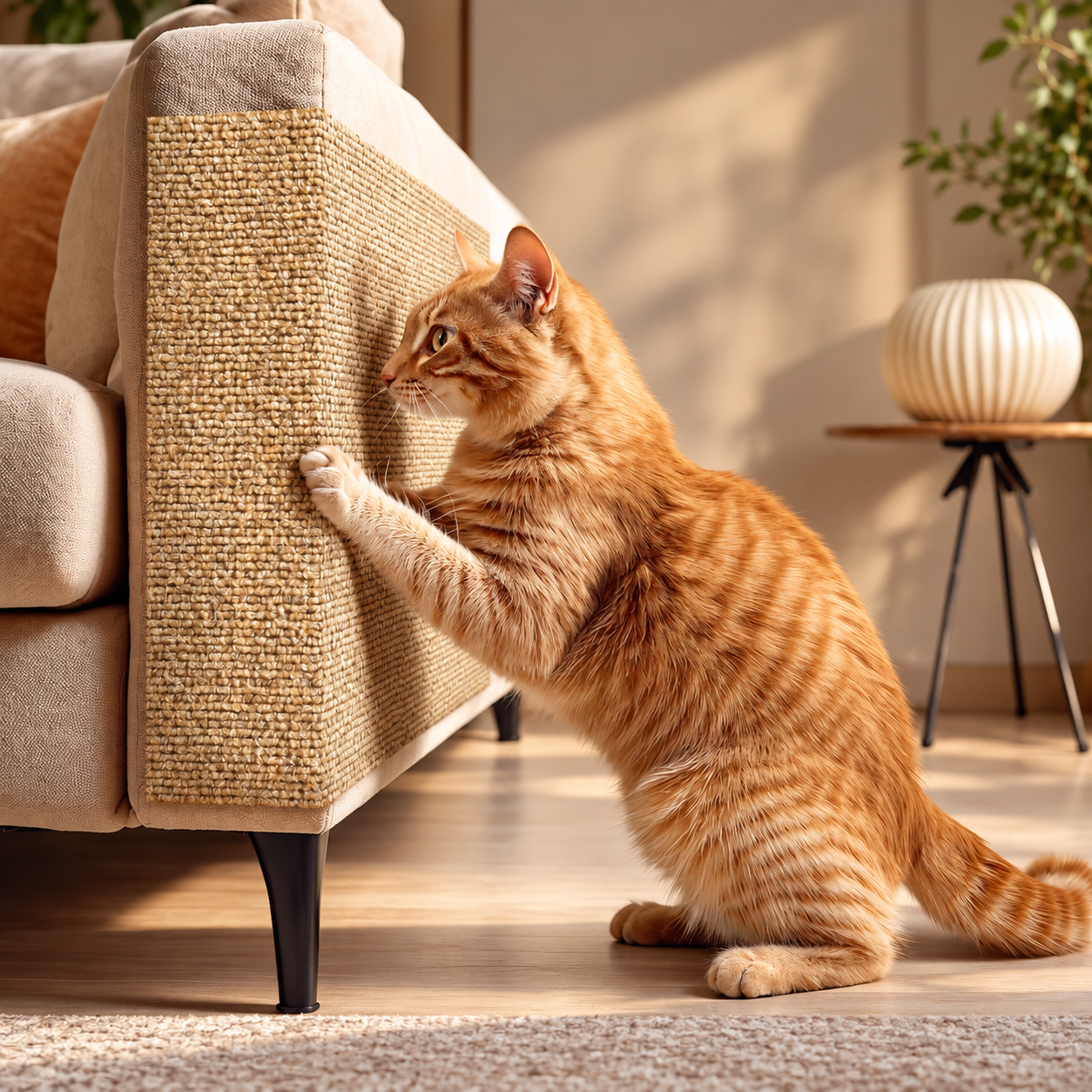 Arranhador Adesivo Premium: Sofá, Cama e Móveis Para Gato - Protetor Pet